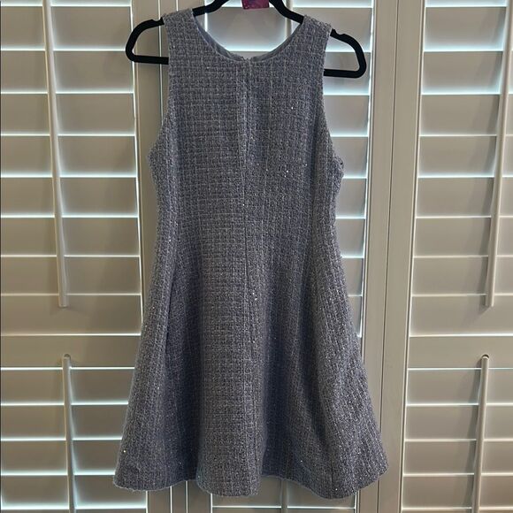 Emporio Armani Sleeveless Tweed Dress Sz EU 42/ US 6 - Picture 4 of 6